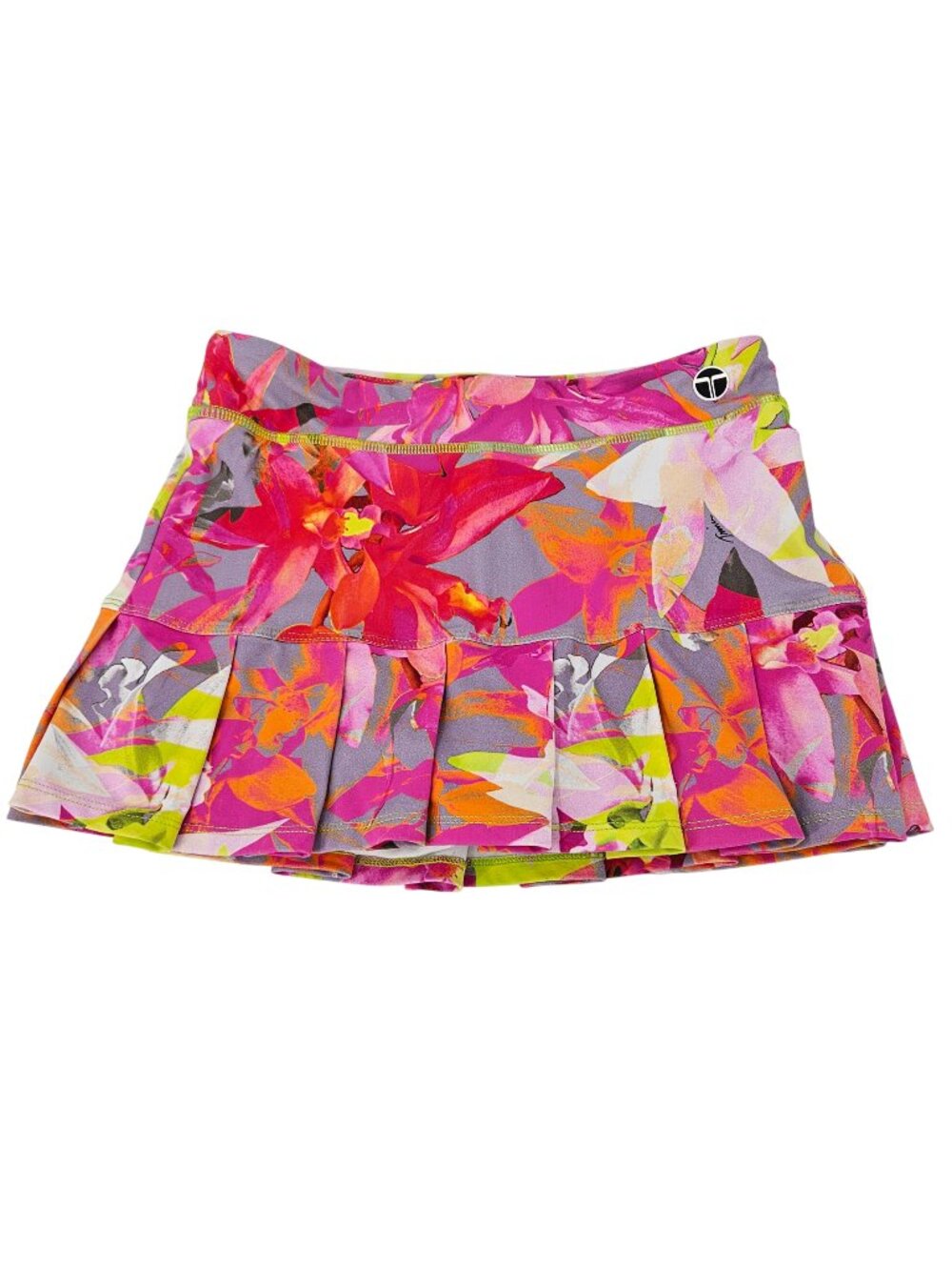 Trina Turk Recreation Floral Pleated Tennis Skort Women's XS Activewear Preppy